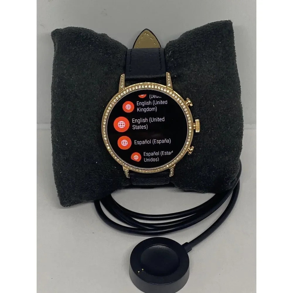 Fossil Gen 4 Authentic Digital Dial Smart Watch Custom Band FTW6015 AB473